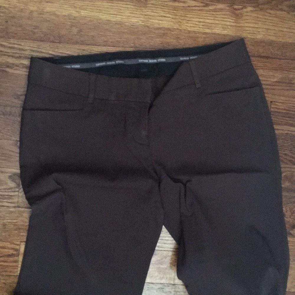 EXPRESS brown work pants boot cut 6 - Picture 3 of 10